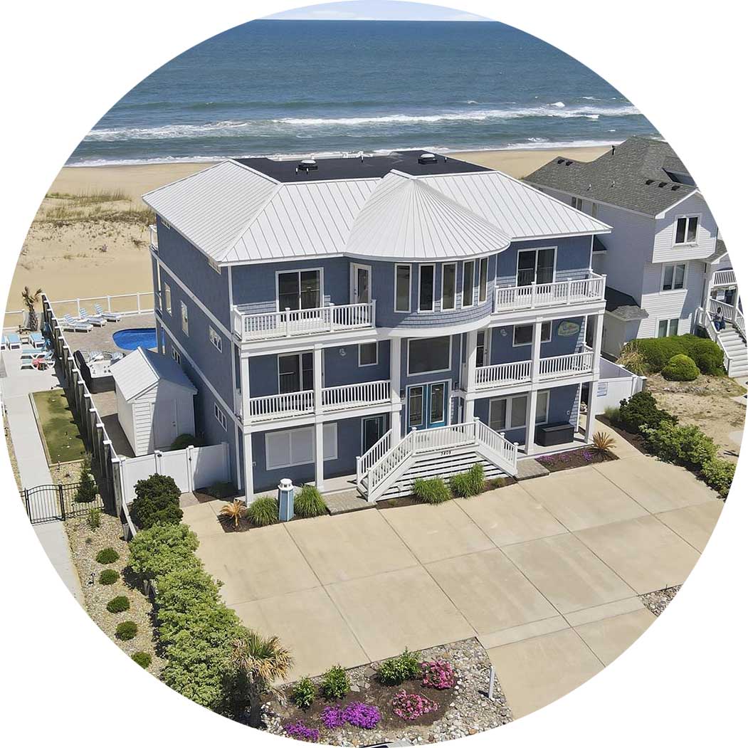 Oceanfront Beach House Rental, Rest Ashore